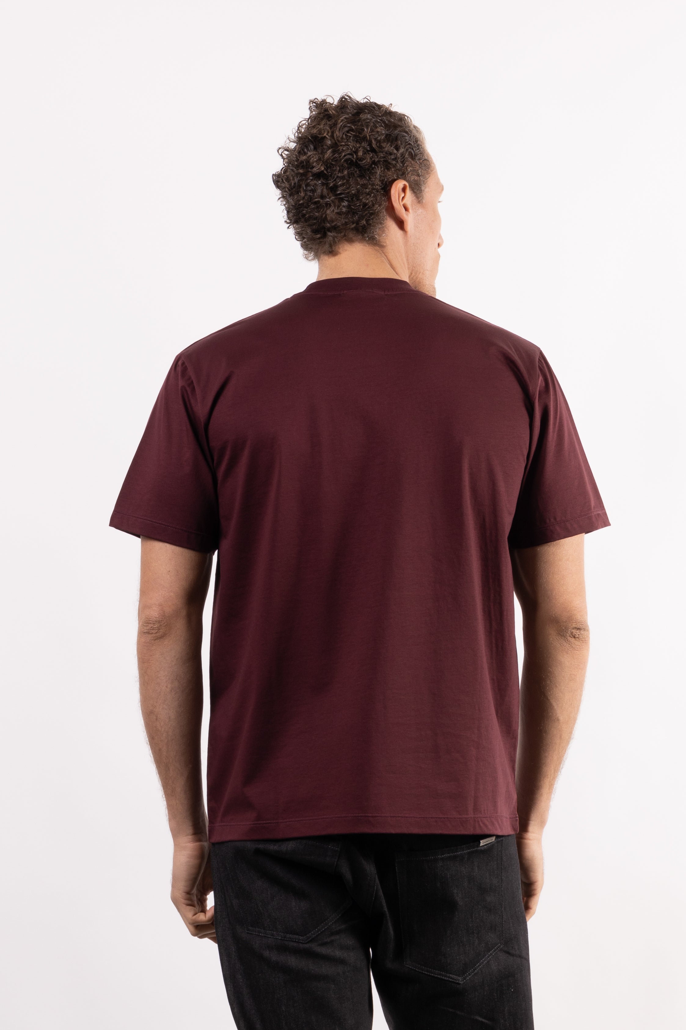 T-shirt 100% cotone mercerizzato con placchetta lato cuore
