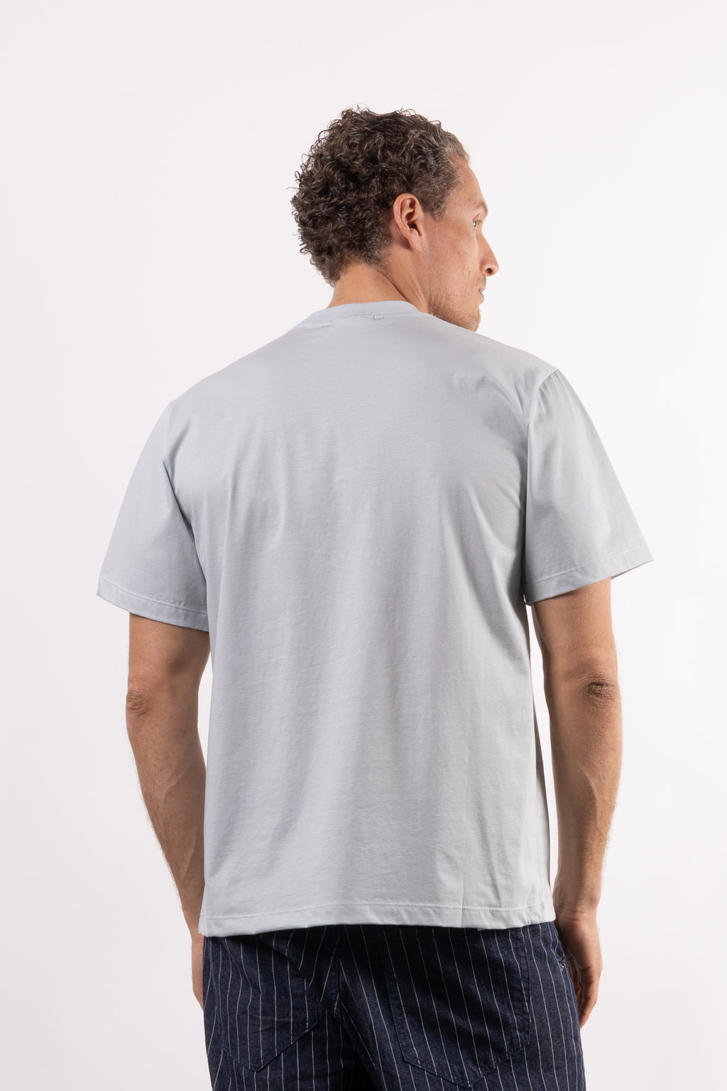 T-shirt 100% cotone mercerizzato con placchetta lato cuore