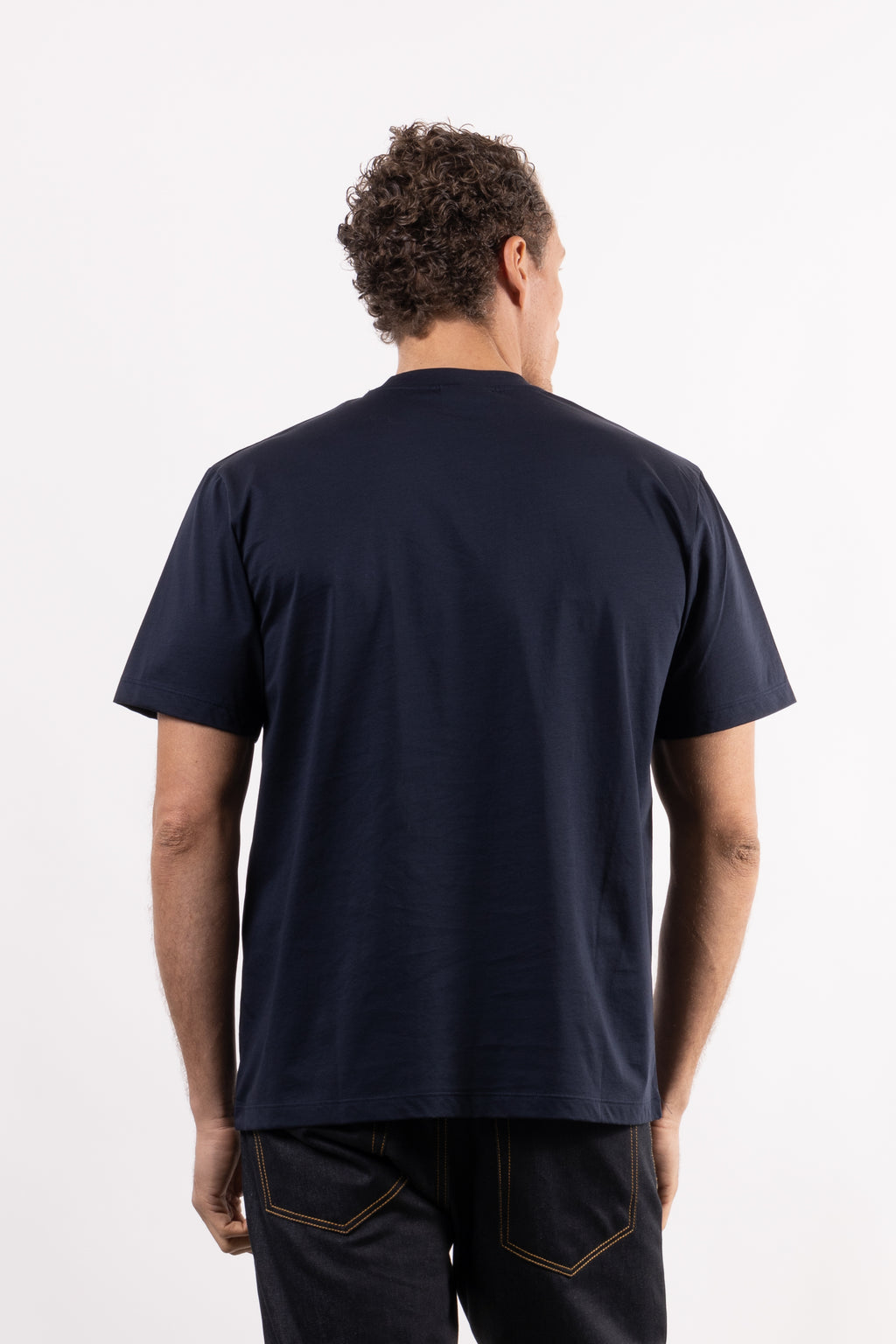 T-shirt 100% cotone mercerizzato con placchetta lato cuore