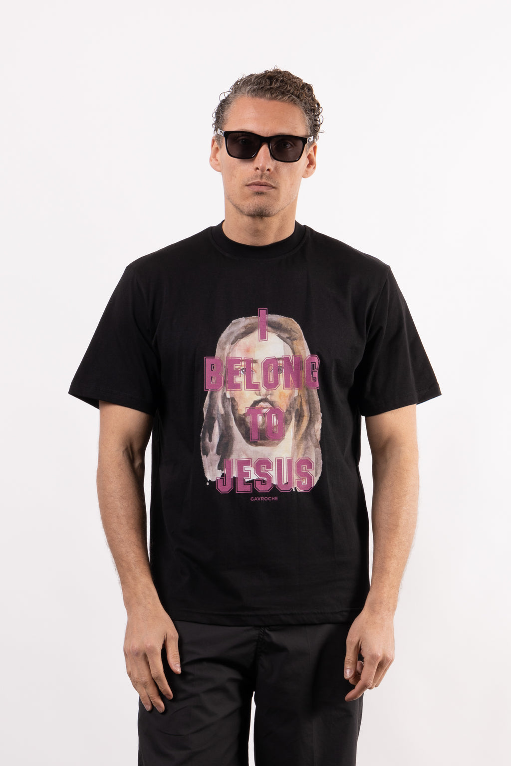 T-shirt con stampa frontale