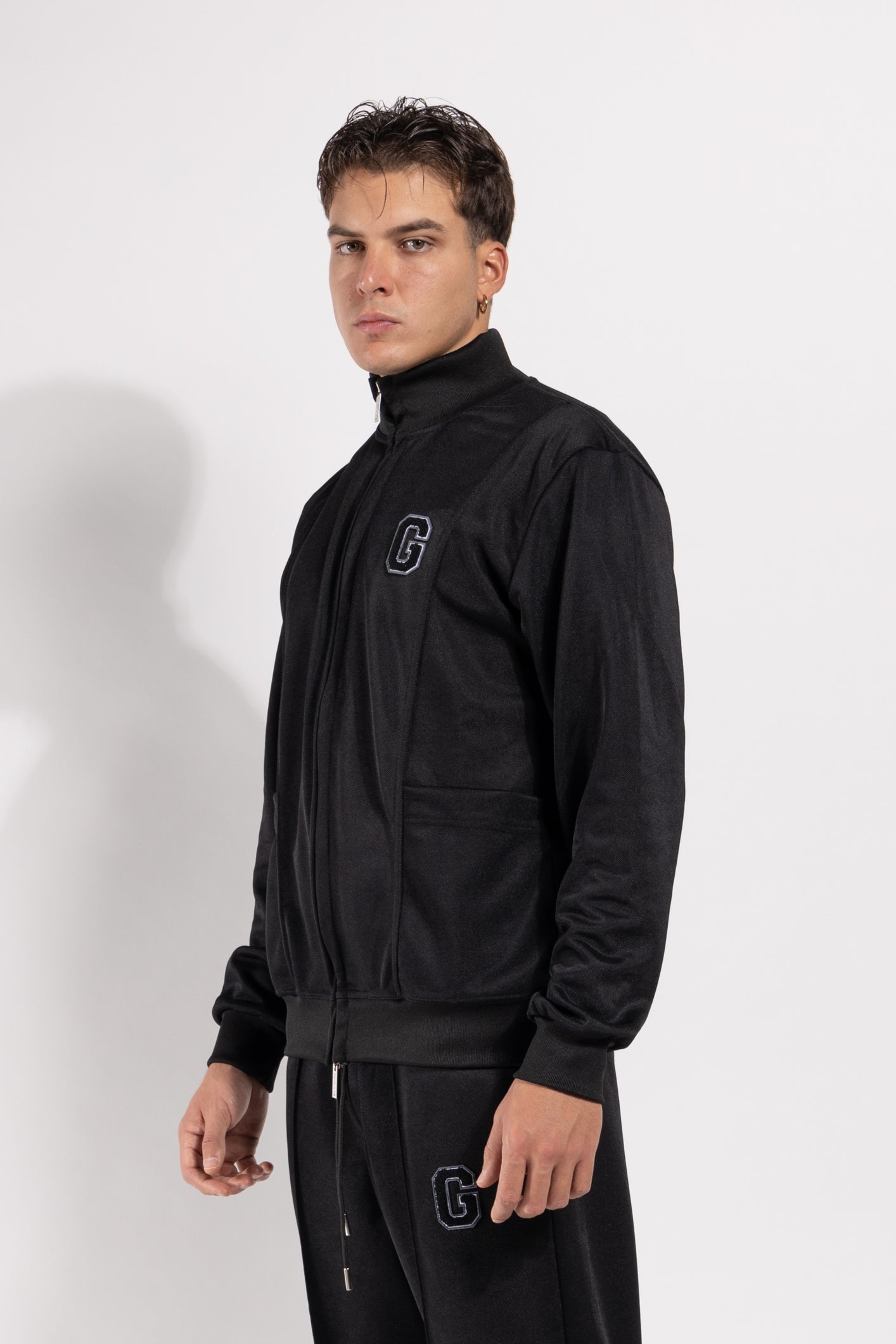 Felpa Gavroche con zip frontale e logo ricamato