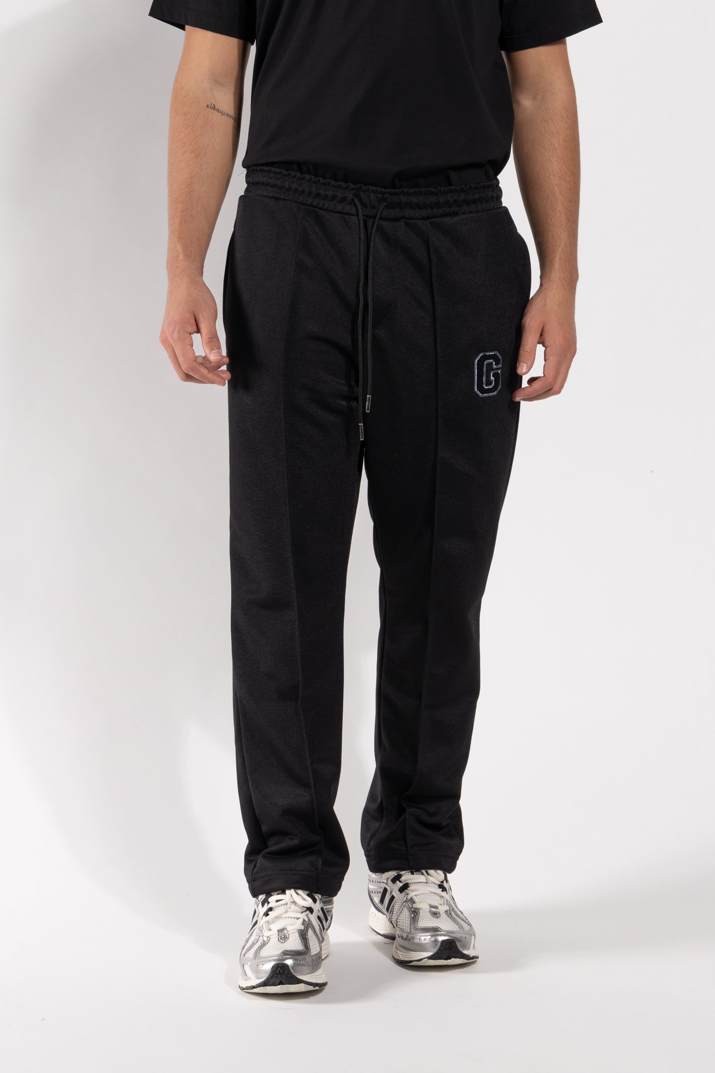 Pantalone Gavroche in cotone con dettaglio ricamato “G”