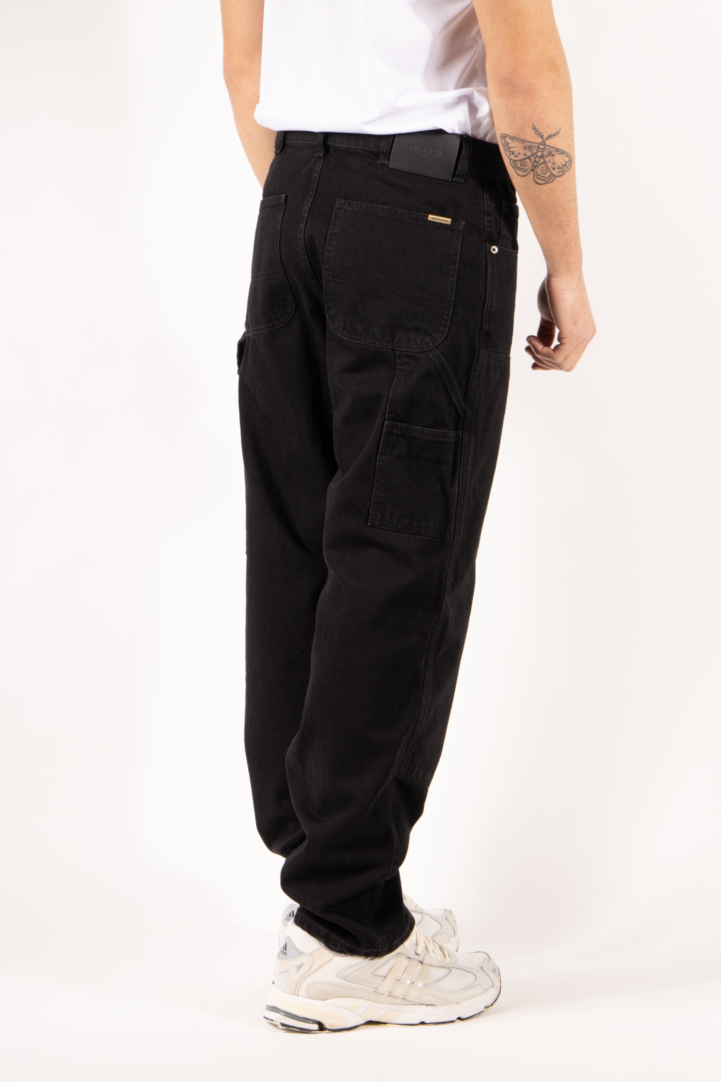 Jeans Gavroche Work nero con dettagli utility